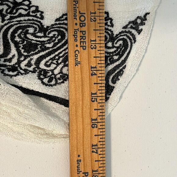 Chico's Embroidered Paisley Mesh Open Front Cardigan Kimono Tunic Top Sz 2 L/XL - Picture 4 of 5